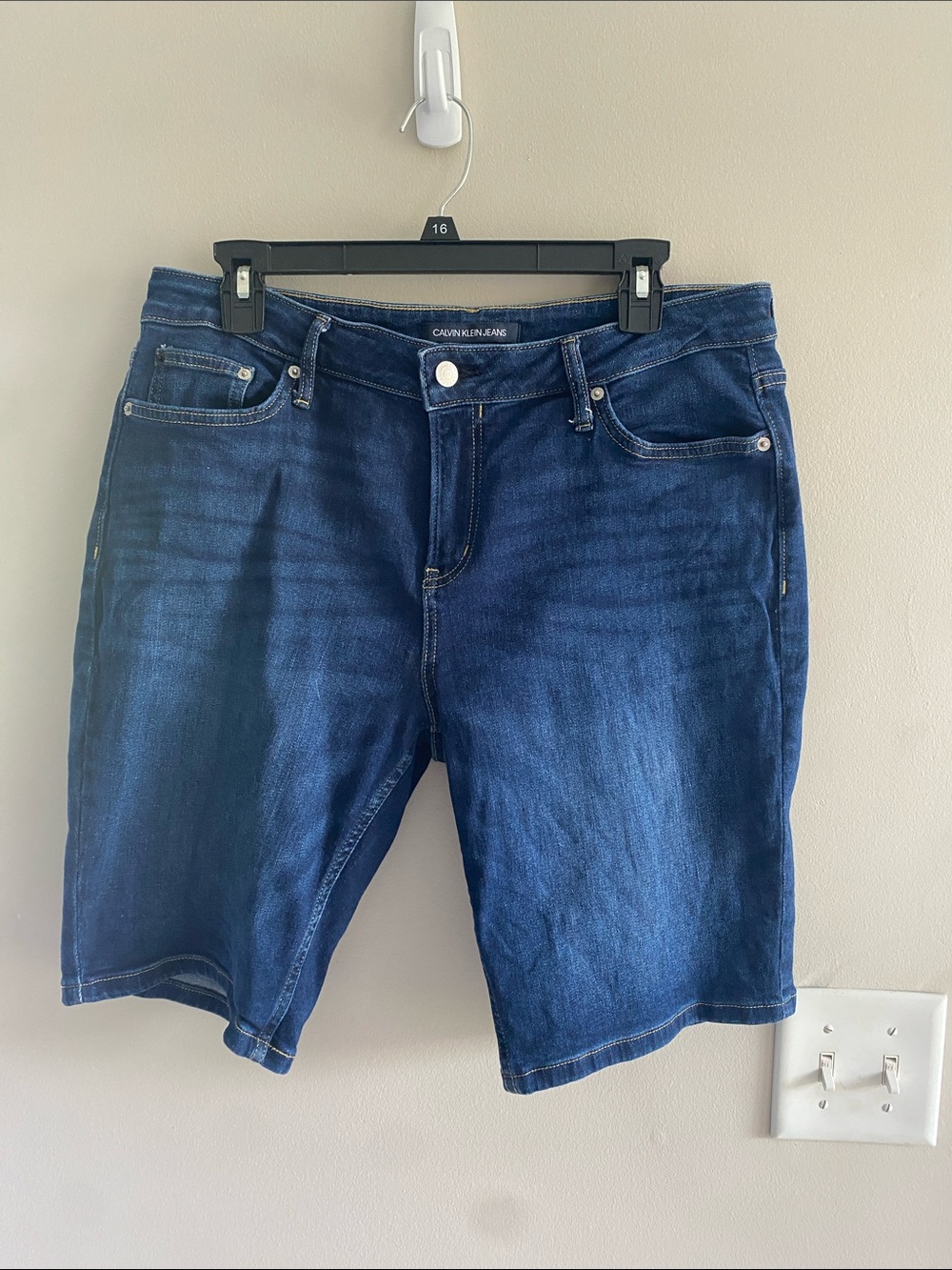 Calvin Klein Men’s Indigo Denim Jean Shorts